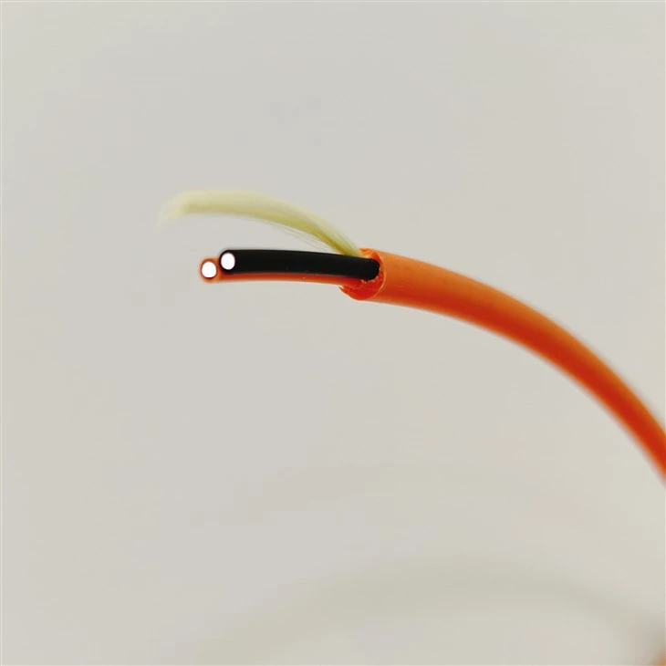PUR duplex fiber cable