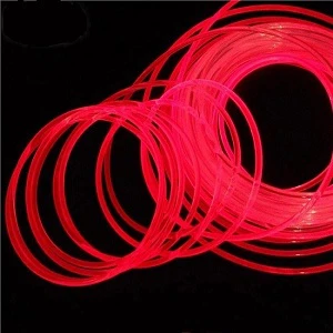 0.25-14 mm LED-Seitenbeleuchtung Optische Kunststofffaser
